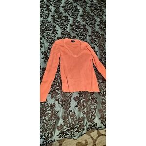 Preview International Ribbed Sweater Top Size XL Peach